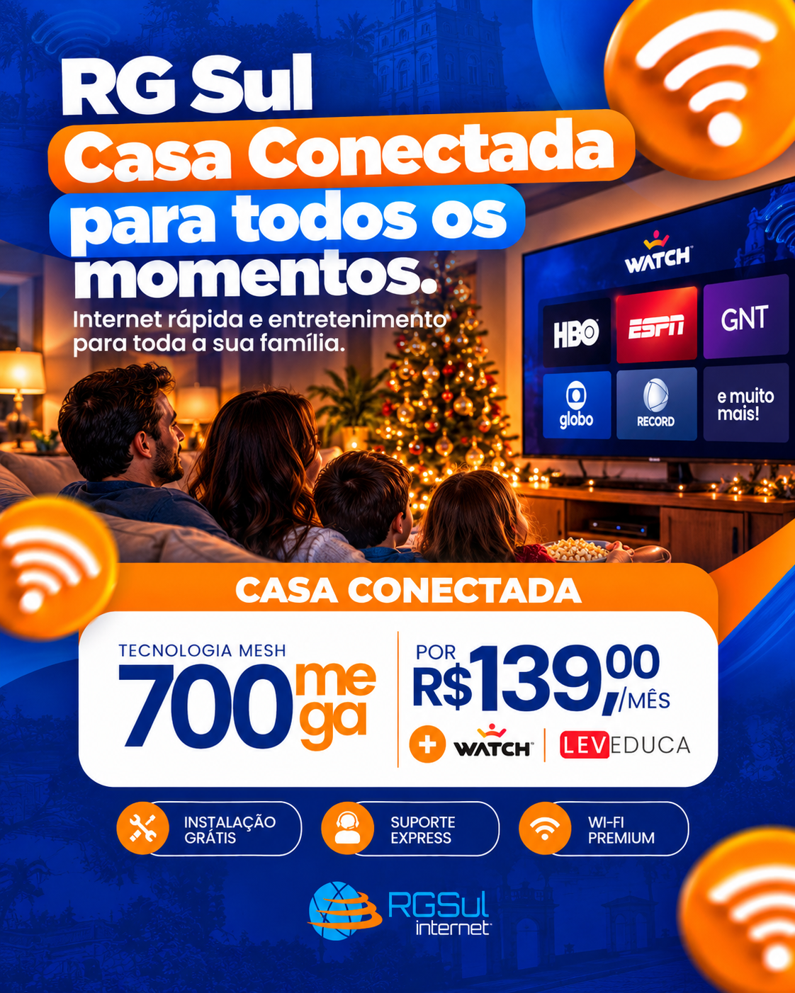 Tudo conectado. Todo mundo junto.